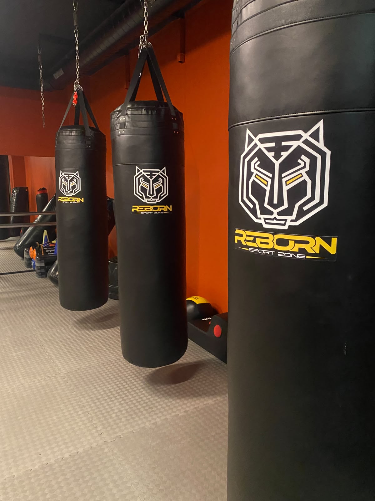 Reborn logolu kum torbaları